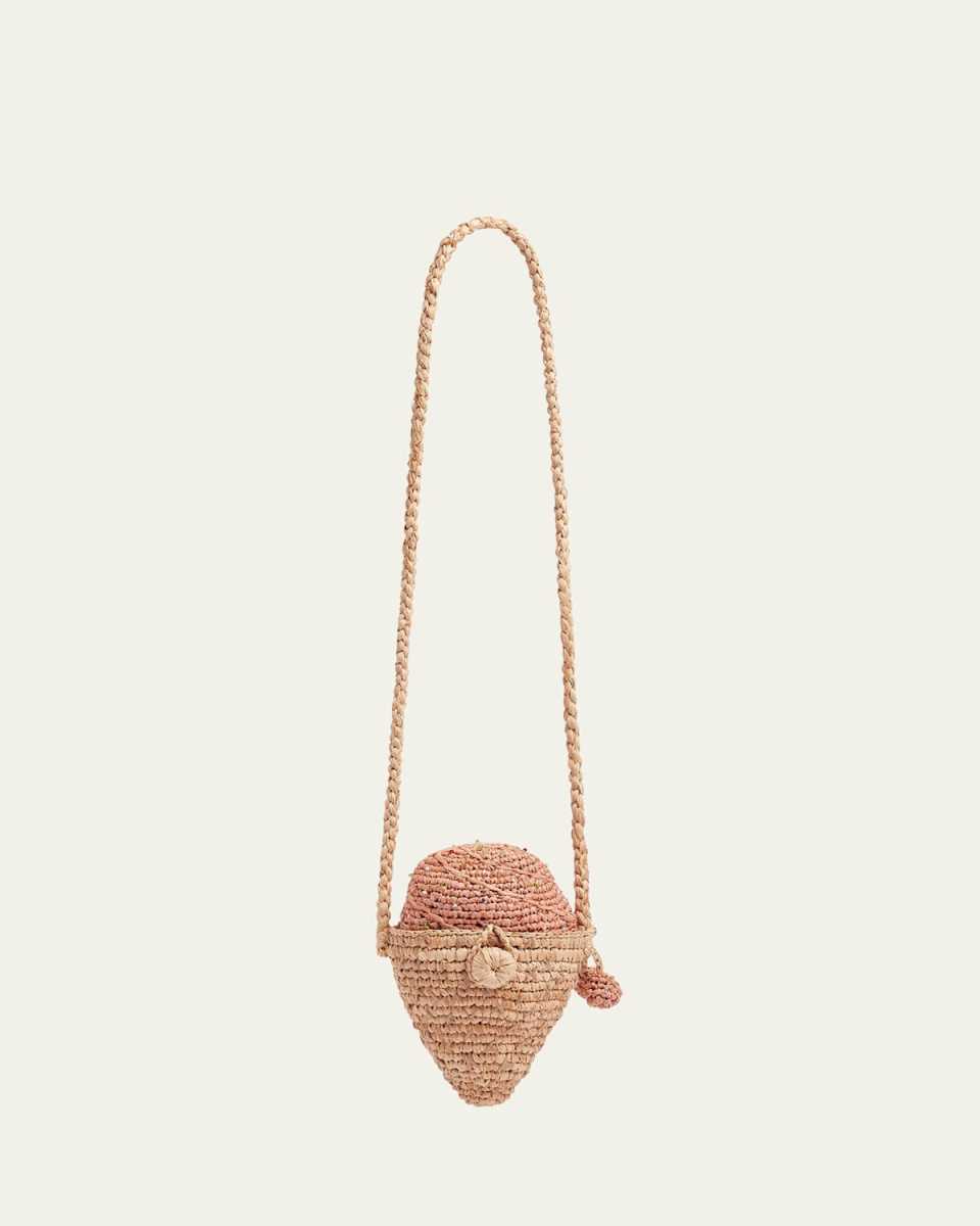 Girl's Elida Raffia Bag